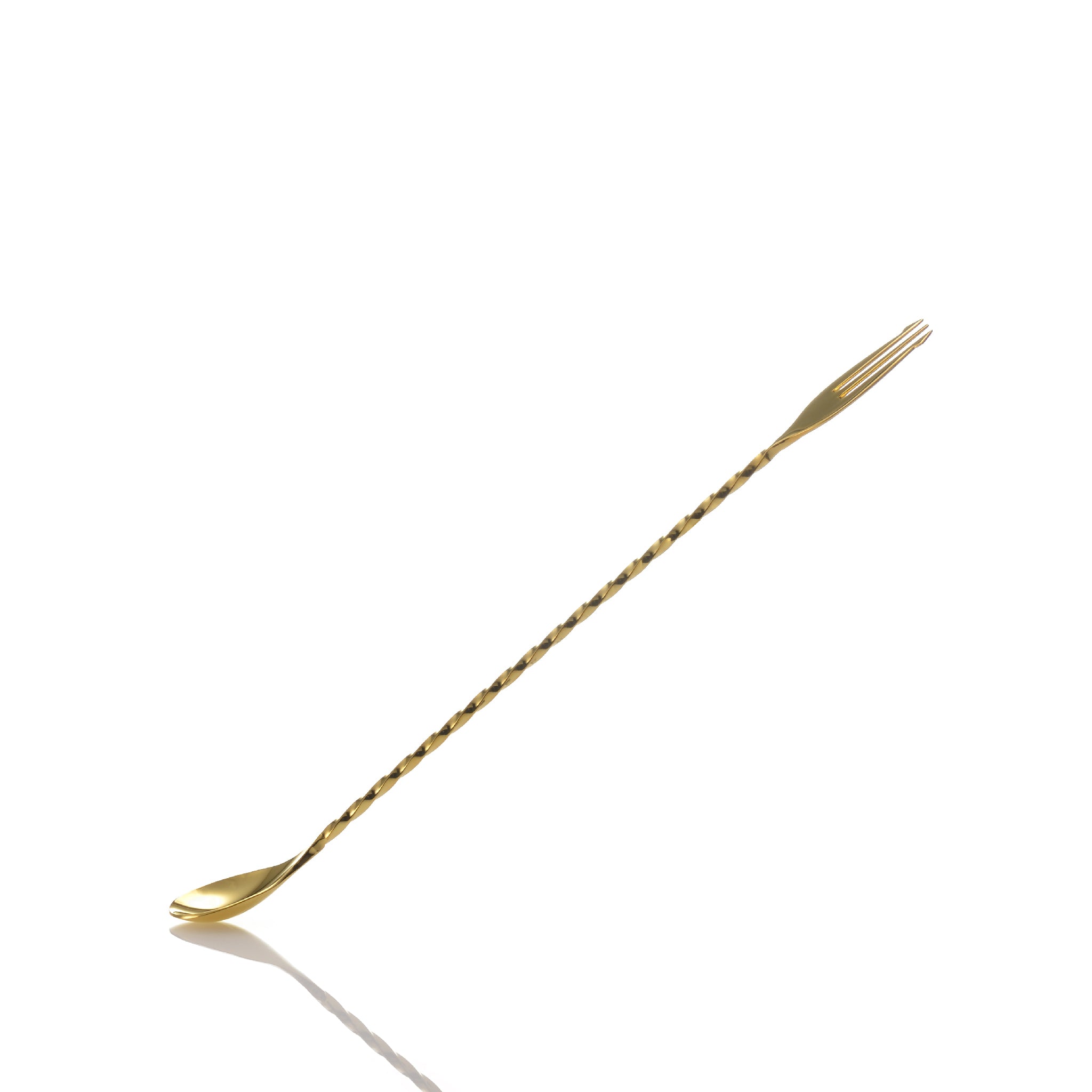 YUKIWA Bar Spoon Twist 24.5 S Gold [245mm] BAR TIMES STORE_en