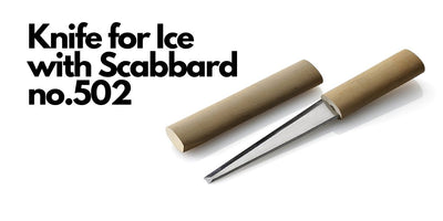Knife for Ice with Scabbard no.502