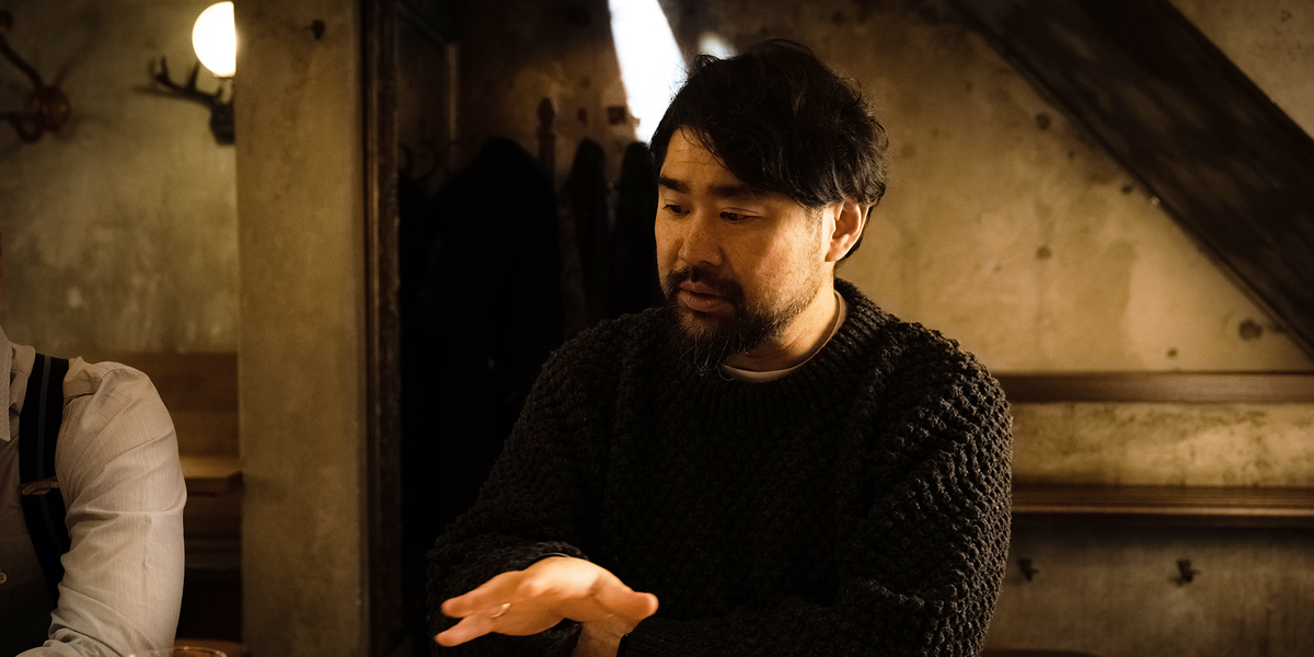 Yutaro Kimura speaking about the development of SIP AND GUZZLE