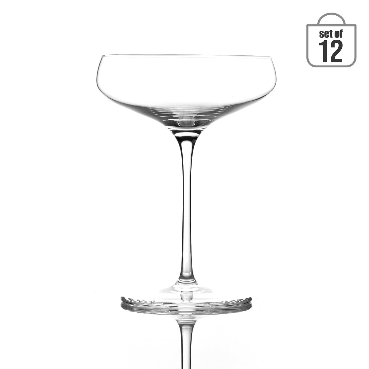 SIP AND GUZZLE VANDYKE 5oz Coupe [150ml] 12-piece set