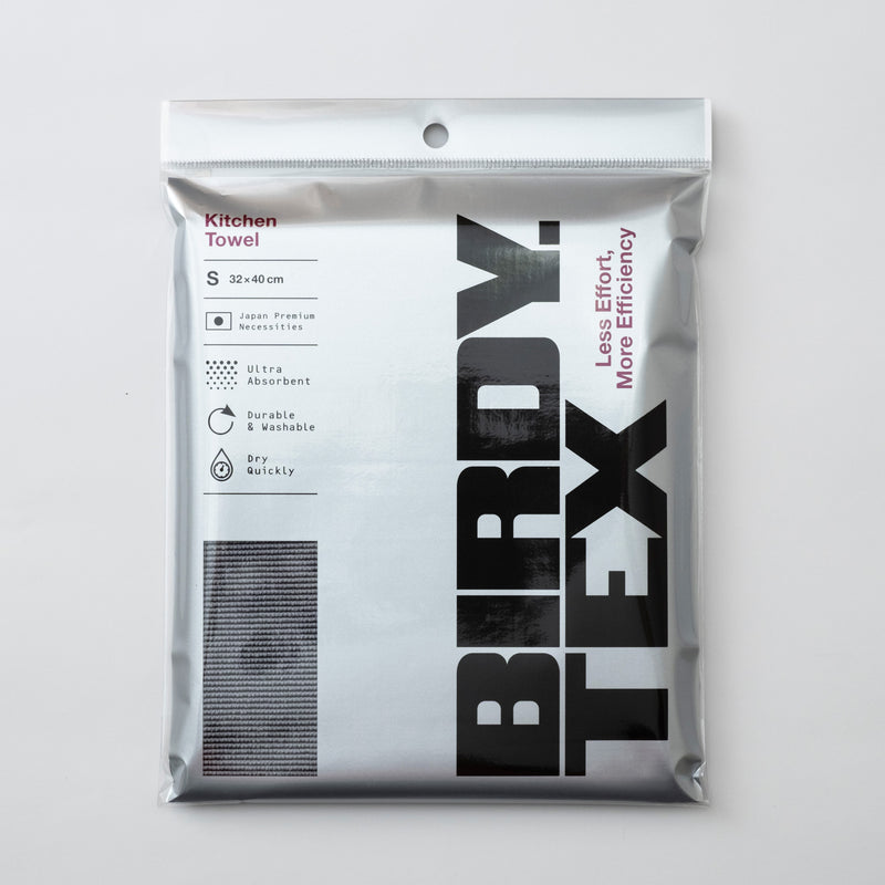 BIRDY.TEX Kitchen Towel S size [matte gray]