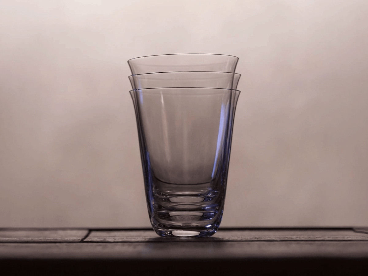 Drinks served in SIP AND GUZZLE TANTO BELLO glasses