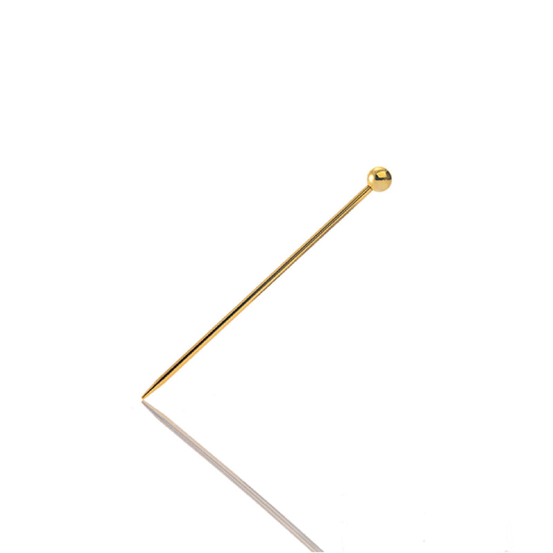 Cocktail-Pin-80mm-Sphere-Gold