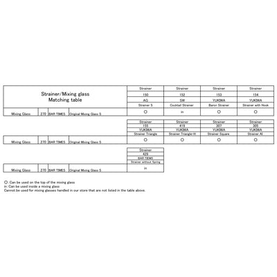 BAR TIMES Original Mixing Glass S [450ml]