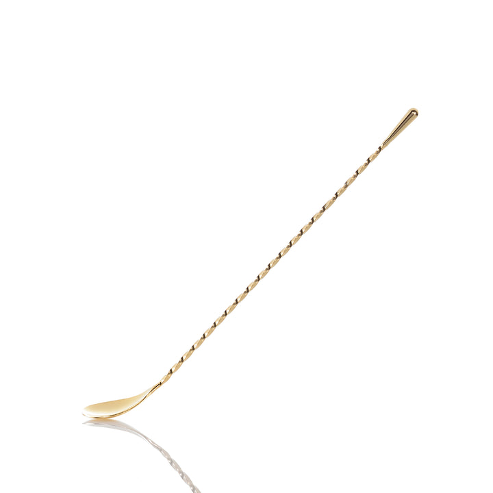 YUKIWA Bar Spoon Twist Water Drop 30 Gold [295mm]