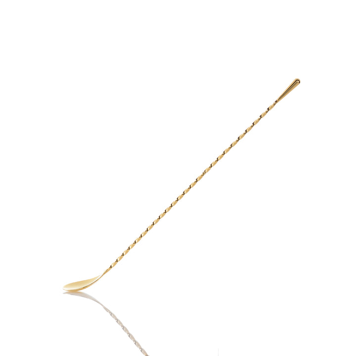 YUKIWA Bar Spoon Twist Water Drop 35 Gold [345mm]